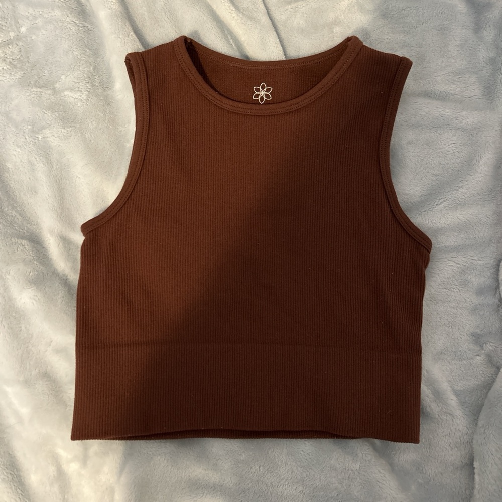 ‼️🏷️SALE🏷️‼️Brown sleeveless tank top xxs-xs